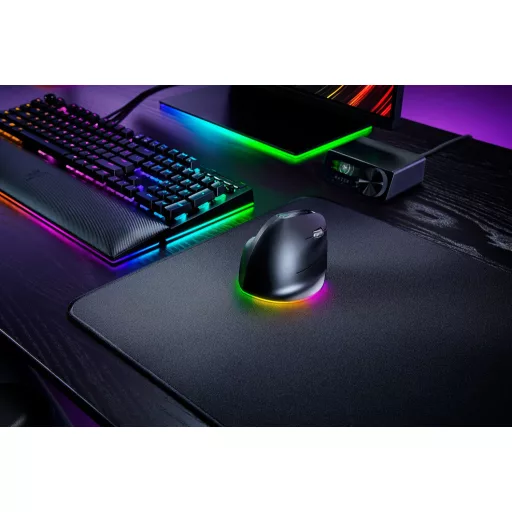 Razer Pro Click V2 Vertical egér Univerzális Jobbkezes RF Wireless + Bluetooth + USB Type-C Optikai 30000 DPI