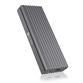 ICY BOX IB-1817M-C31 Külső SSD ház Szürke M.2
