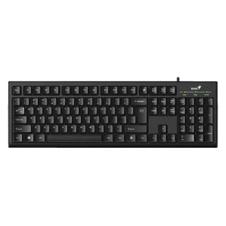   Genius Computer Technology KB-100 billentyűzet Irodai USB QWERTY Angol Fekete
