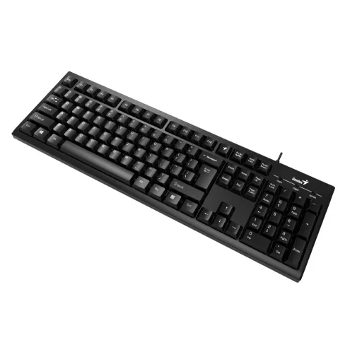Genius Computer Technology KB-100 billentyűzet Irodai USB QWERTY Angol Fekete