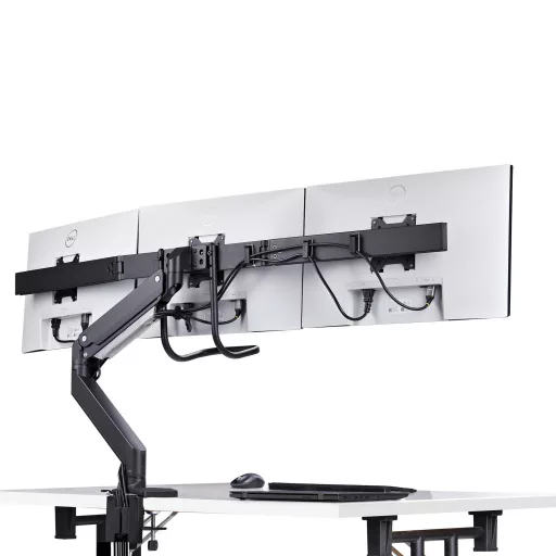 StarTech.com 3M1A3SG-MONITOR-ARM asztali TV konzol 68,6 cm (27") Fekete, Ezüst