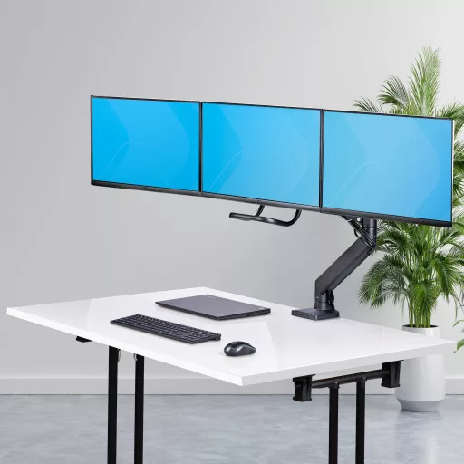 StarTech.com 3M1A3SG-MONITOR-ARM asztali TV konzol 68,6 cm (27") Fekete, Ezüst