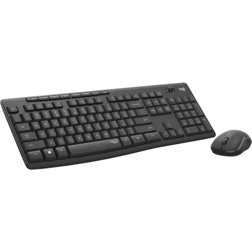 Logitech 920-009794 billentyűzet Egér mellékelve Irodai Vezeték nélküli RF QWERTZ Német Grafit