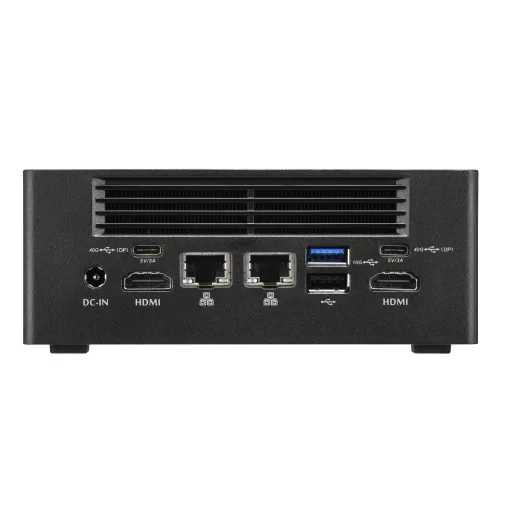 Shuttle Nano PC NA10H 1 liter méretű számítógép Fekete 8845HS 3,8 GHz