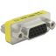 DeLOCK Adapter Gender Changer VGA female-female Sub-D 15 Sárga