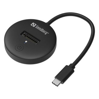   Sandberg 136-47 dokkoló állomás tárolóegységhez USB C-típus Fekete