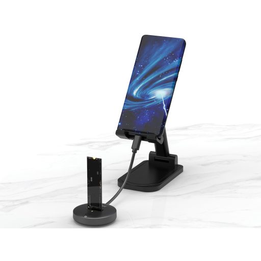 Sandberg 136-47 dokkoló állomás tárolóegységhez USB C-típus Fekete