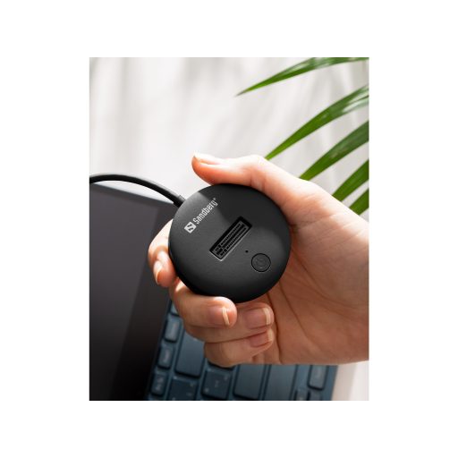 Sandberg 136-47 dokkoló állomás tárolóegységhez USB C-típus Fekete