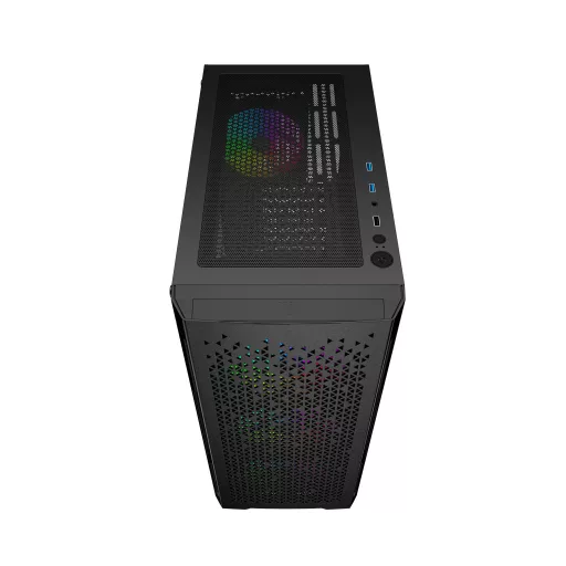 Gembird Fornax 400X Midi Tower Fekete