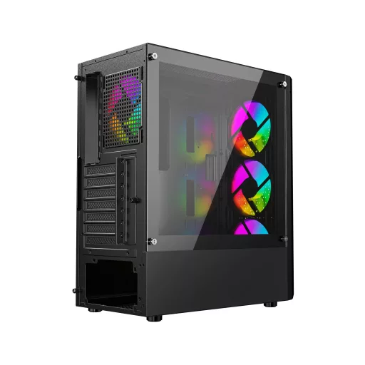 Gembird Fornax 400X Midi Tower Fekete