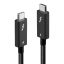 Lindy 31121 Thunderbolt kábel 2 M 40 Gbit/s Fekete