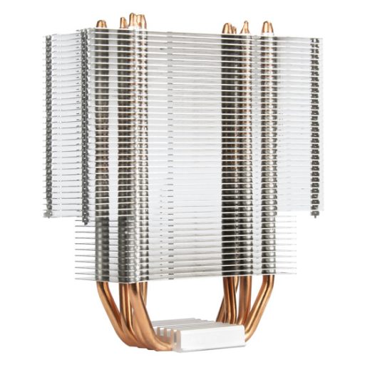 Silverstone AR12 RGB Processzor Hűtő 12 cm Fekete, Rozsdamentes acél, Fehér