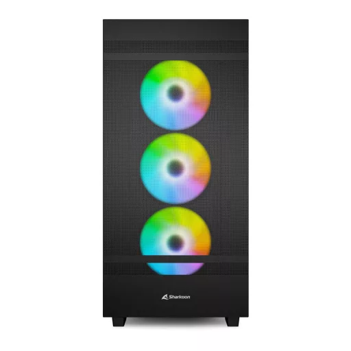 Sharkoon REBEL C50 RGB ATX Full Tower Fekete