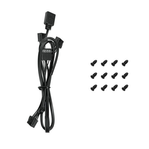 DeepCool FL12-3 in 1 12 cm Fekete 3 db