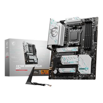 MSI X670E GAMING PLUS WIFI AMD X670 Socket AM5 ATX