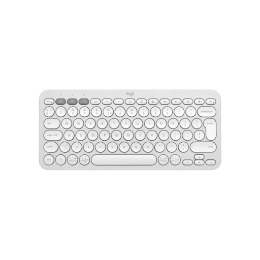 Logitech 920-011852 billentyűzet Univerzális Bluetooth QWERTY Nemzetközi amerikai Fehér