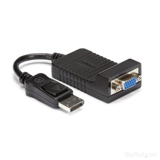   StarTech.com DP2VGA video átalakító kábel 0,08 M DisplayPort VGA (D-Sub) Fekete