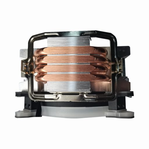 Gembird CPU-HURACAN-ARGB-X130 számítógépes hűtőrendszer Processzor Hűtő 12 cm Fekete, Fehér