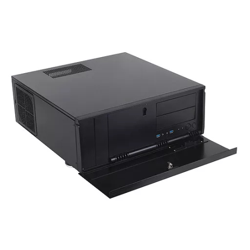 Silverstone Grandia GD07 HTPC Fekete