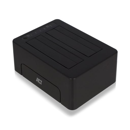 ACT AC1504 dokkoló állomás tárolóegységhez USB 3.2 Gen 1 (3.1 Gen 1) Type-B Fekete