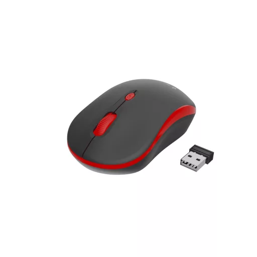 Gembird WIRELESS OPTICAL MOUSE MUSW-4B-03-R 1600DP - Maus egér Irodai Kétkezes Vezeték nélküli RF Optikai 1600 DPI