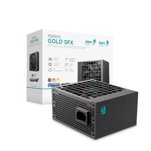DeepCool PS850G 850 W 20+4 pin ATX ATX Fekete
