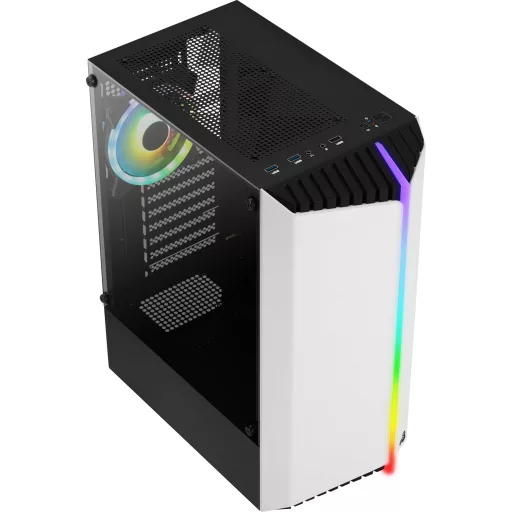 Aerocool Bionic Midi Tower Fehér