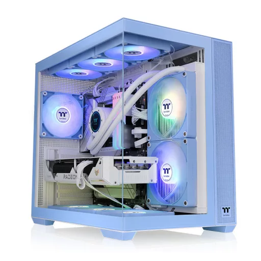 Thermaltake View 380 TG ARGB Hydrangea Blue Midi Tower Kék