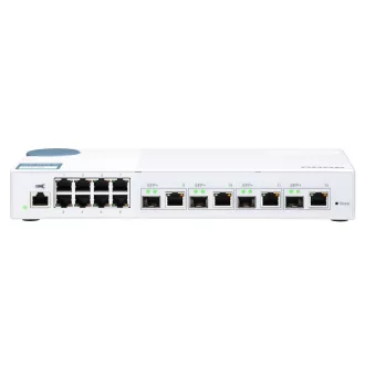   QNAP QSW-M408-4C hálózati kapcsoló Vezérelt L2 Gigabit Ethernet (10/100/1000) Fehér