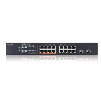   Zyxel XMG1915-18EP Vezérelt L2 2.5G Ethernet (100/1000/2500) Ethernet-áramellátás (PoE) támogatása