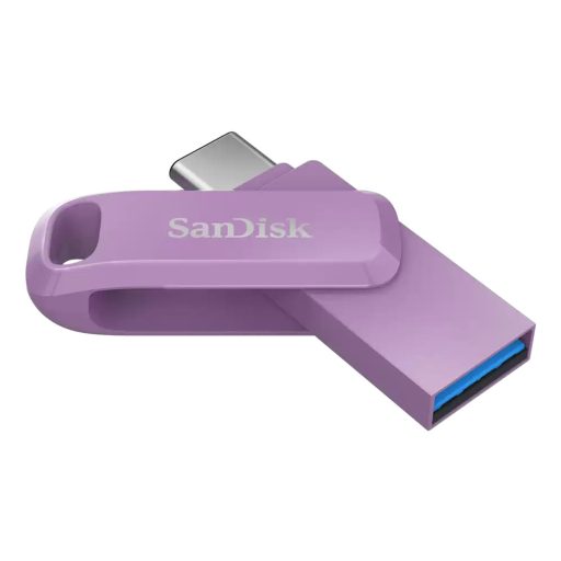 SanDisk Ultra Dual Drive Go USB flash meghajtó 512 GB USB C-típus 3.2 Gen 1 (3.1 Gen 1) Levendula