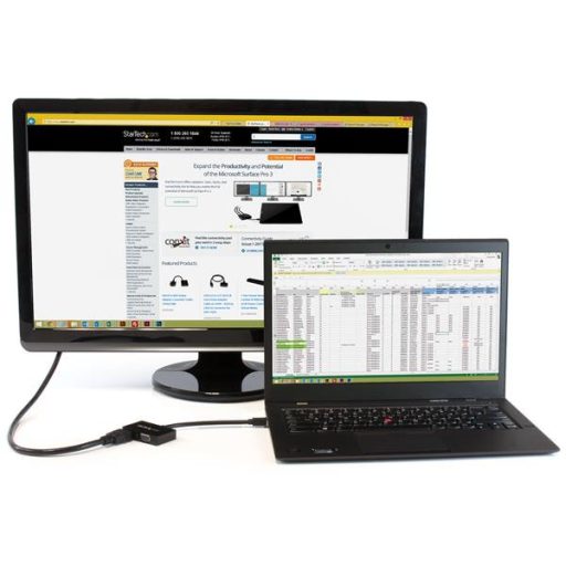 StarTech.com MDP2HDVGA video átalakító kábel 0,15 M Fekete