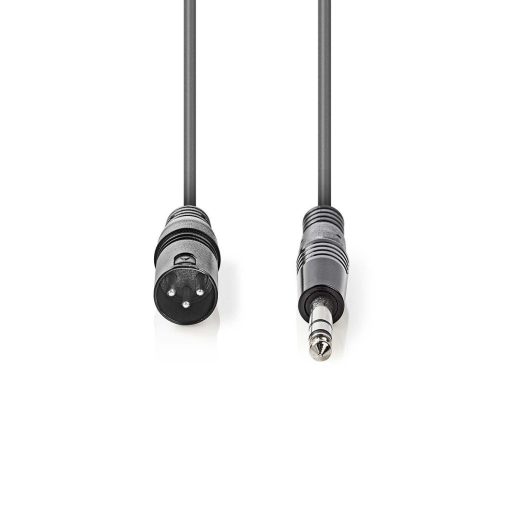 Nedis COTH15100GY15 audio kábel 1,5 M XLR (3-pin) 6.35mm Szürke