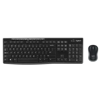  Logitech 920-004511 billentyűzet Egér mellékelve Otthoni Vezeték nélküli RF QWERTZ Német Fekete