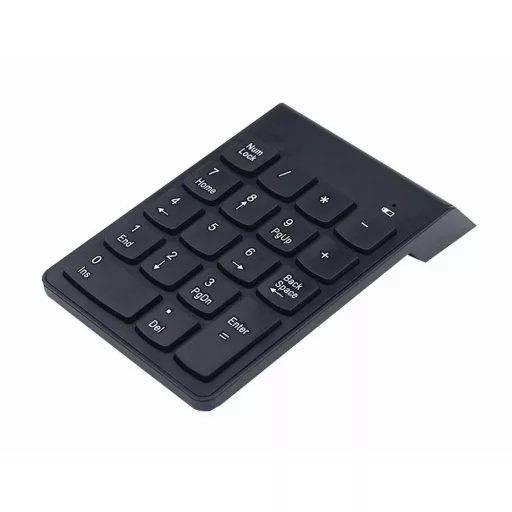 Gembird KPD-W-02 numerikus billentyűzet Laptop/PC Bluetooth Fekete