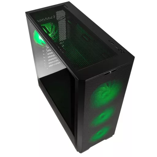 Kolink Unity Solar ARGB Mesh Midi Tower Fekete