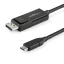 StarTech.com CDP2DP1MBD video átalakító kábel 1 M DisplayPort USB C-típus Fekete