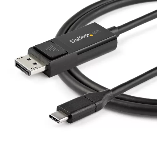 StarTech.com CDP2DP1MBD video átalakító kábel 1 M DisplayPort USB C-típus Fekete