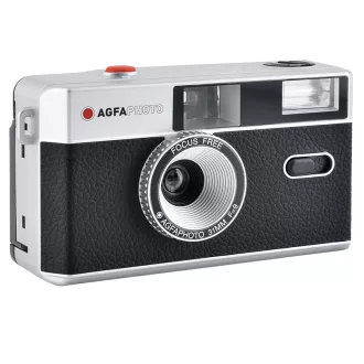   AgfaPhoto 603000 filmes fényképezőgép Kompakt filmkamera 35 mm Fekete, Ezüst