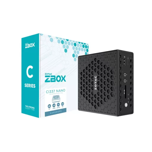 Zotac ZBOX CI337 nano 0.9L sized PC Fekete N100 3,4 GHz