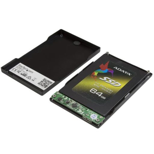 StarTech.com S251BMU313 tárolóegység burkolat HDD/SSD ház Fekete 2.5"