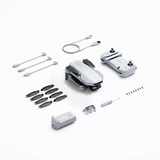 Potensic Atom 4 rotorok Quadcopter 12 MP 4608 x 2592 pixelek 2230 mAh Szürke
