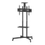 Manhattan 461238 asztali TV konzol 177,8 cm (70") Padló Fekete
