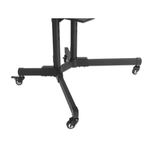 Manhattan 461238 asztali TV konzol 177,8 cm (70") Padló Fekete
