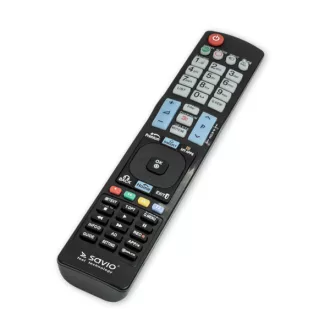   Savio RC-11 távirányító Vezeték nélküli infravörös TV Nyomógombok