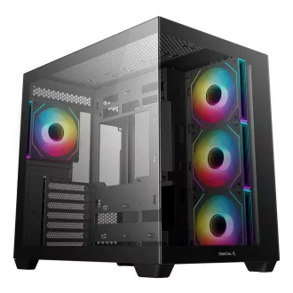 DeepCool CG530 4F Midi Tower Fekete