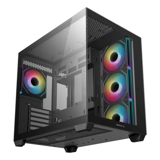 DeepCool CG530 4F Midi Tower Fekete