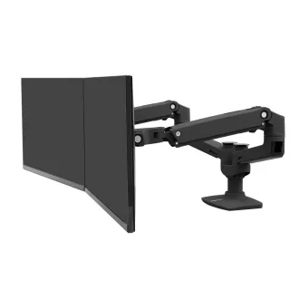   Ergotron LX Series 45-245-224 asztali TV konzol 68,6 cm (27") Fekete