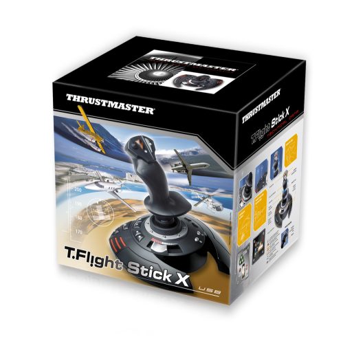 Thrustmaster T.Flight Stick X Fekete, Vörös, Ezüst USB Joystick Analóg PC, Playstation 3