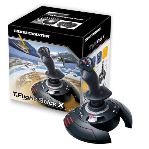 Thrustmaster T.Flight Stick X Fekete, Vörös, Ezüst USB Joystick Analóg PC, Playstation 3